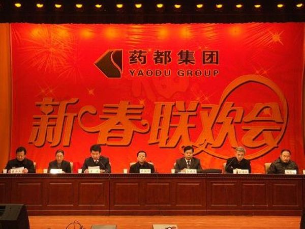 熱烈慶祝藥都集團2008年度總結表彰大會暨2009年迎新春聯(lián)歡會圓滿結束